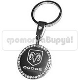 Круг со стразами средний (32х32 мм)